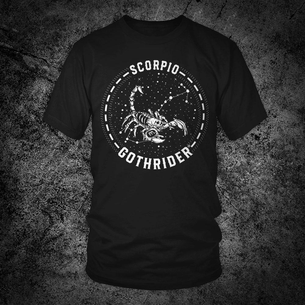 GothRider Scorpio Zodiac Unisex T Shirt