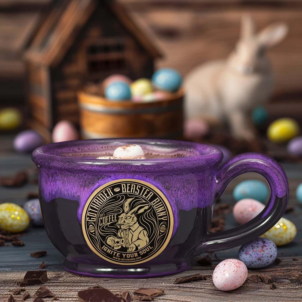 Beaster Bunny Limited Edition Deneen Pottery Mug - GothRider Brand