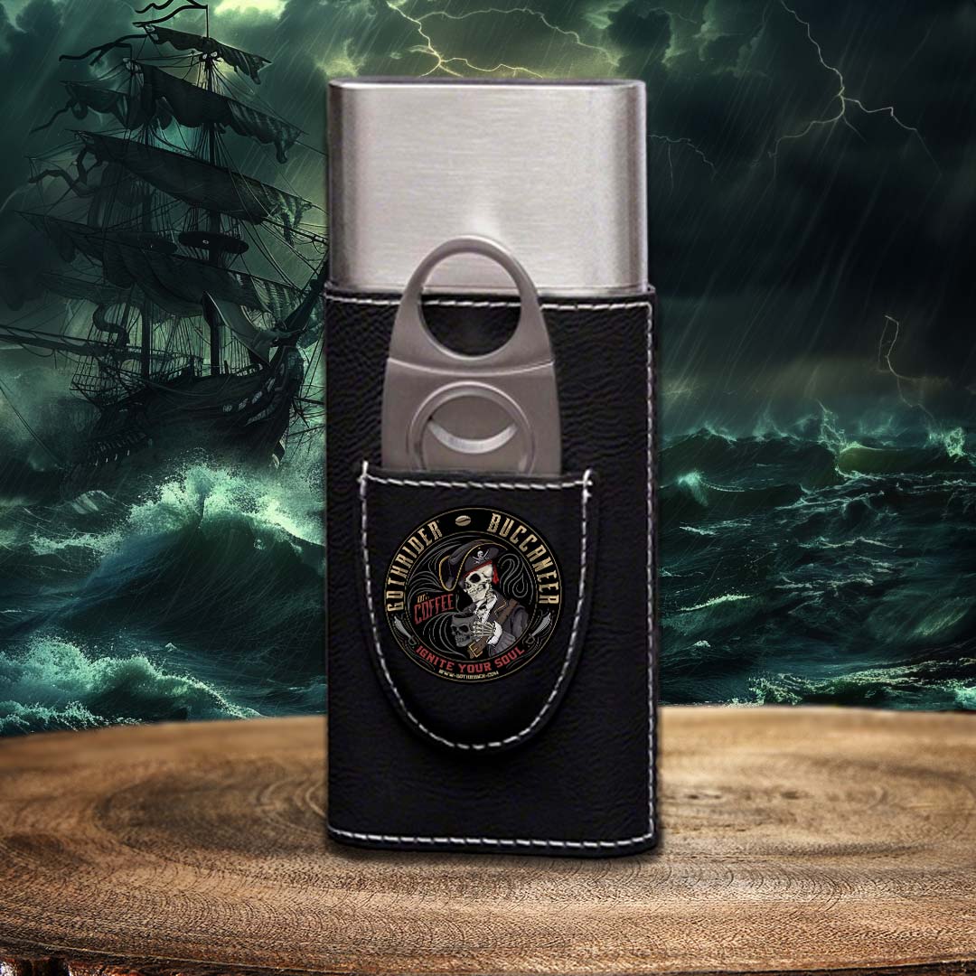 Buccaneer Cigar Case - GothRider Brand