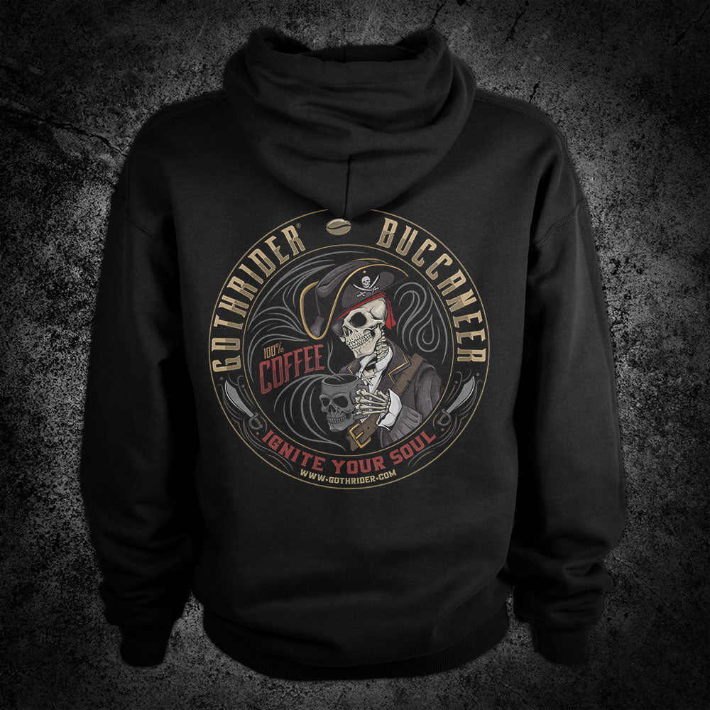 Buccaneer Coffee Hoodie - GothRider Brand