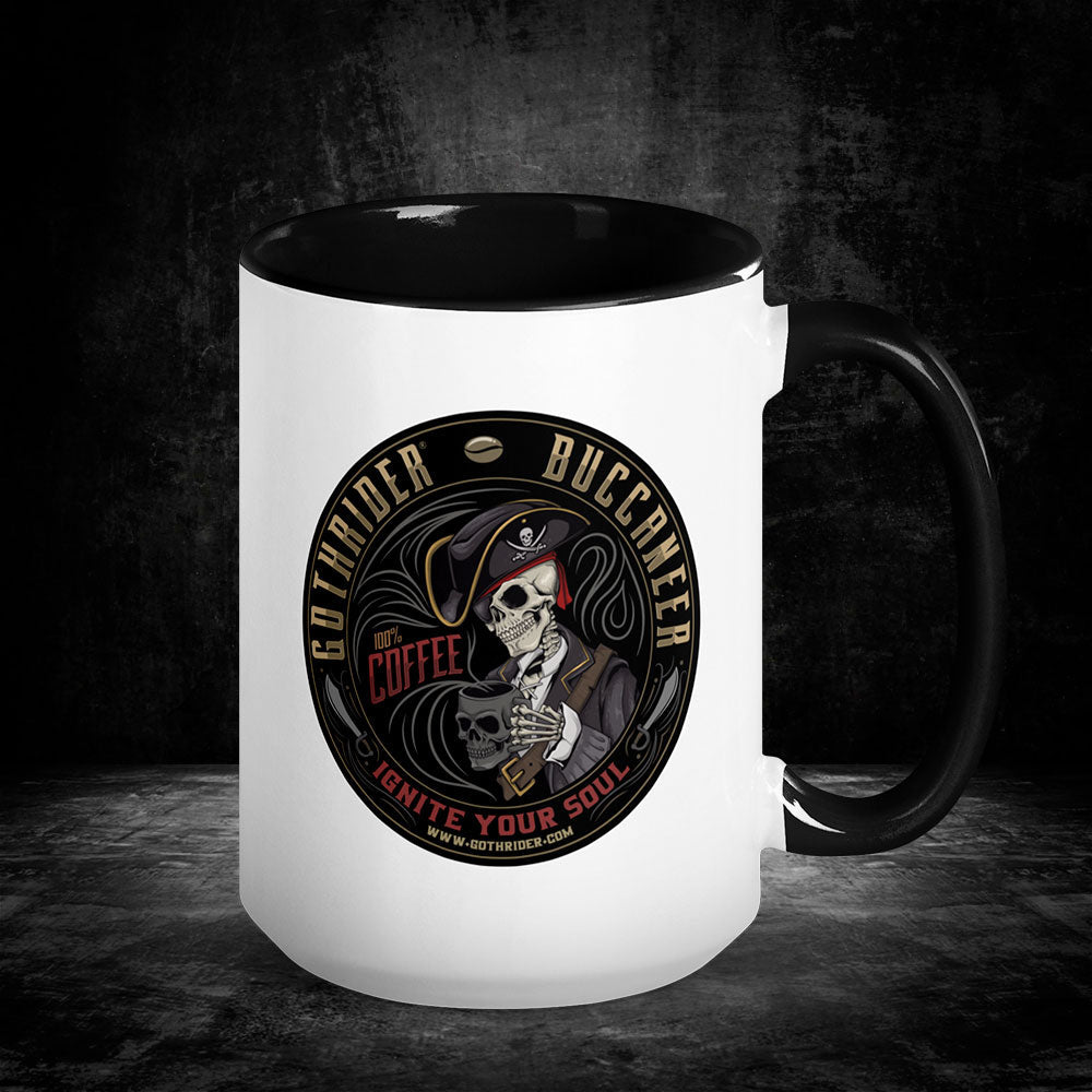 Buccaneer Coffee Mug - GothRider Brand