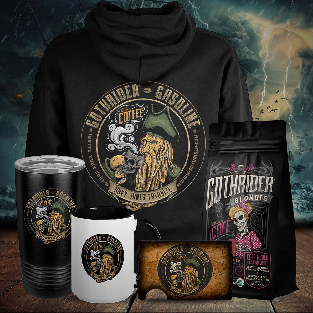 Davy Jones Favorite Ultimate Kit Hoodie Edition - GothRider Brand