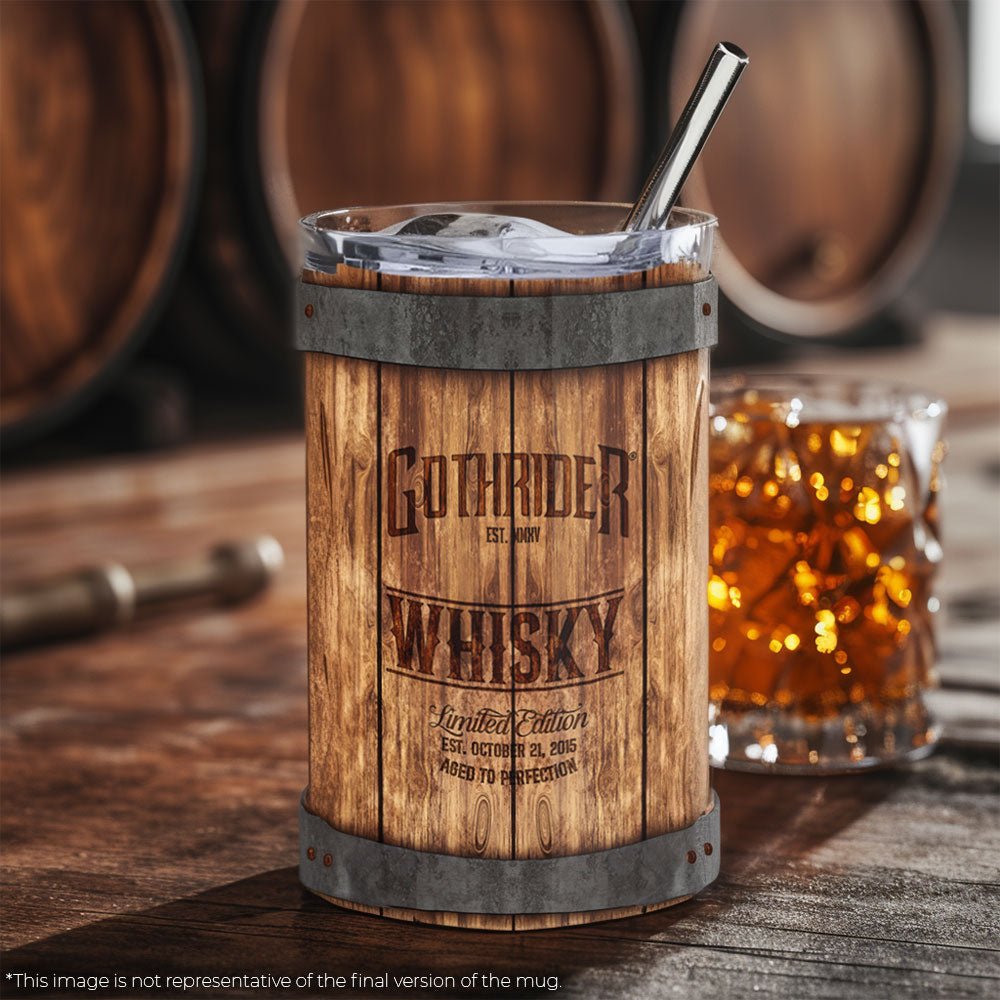 GothRider Whisky Barrel 12 oz Tumbler - GothRider Brand