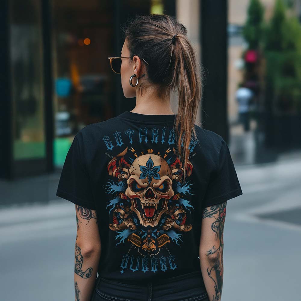 Rebel & Québécois Unisex T-Shirt - GothRider Brand