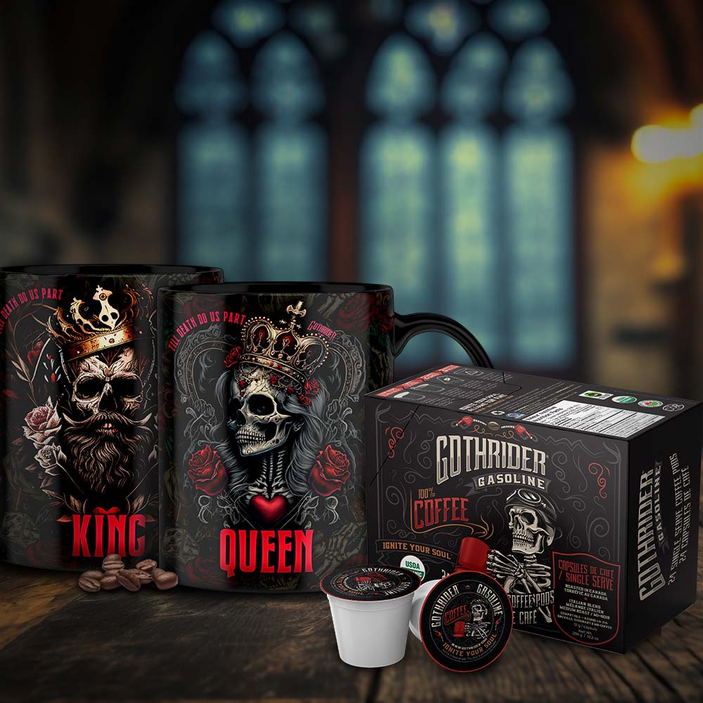 The Royal Love Coffee Cups Kit - GothRider Brand