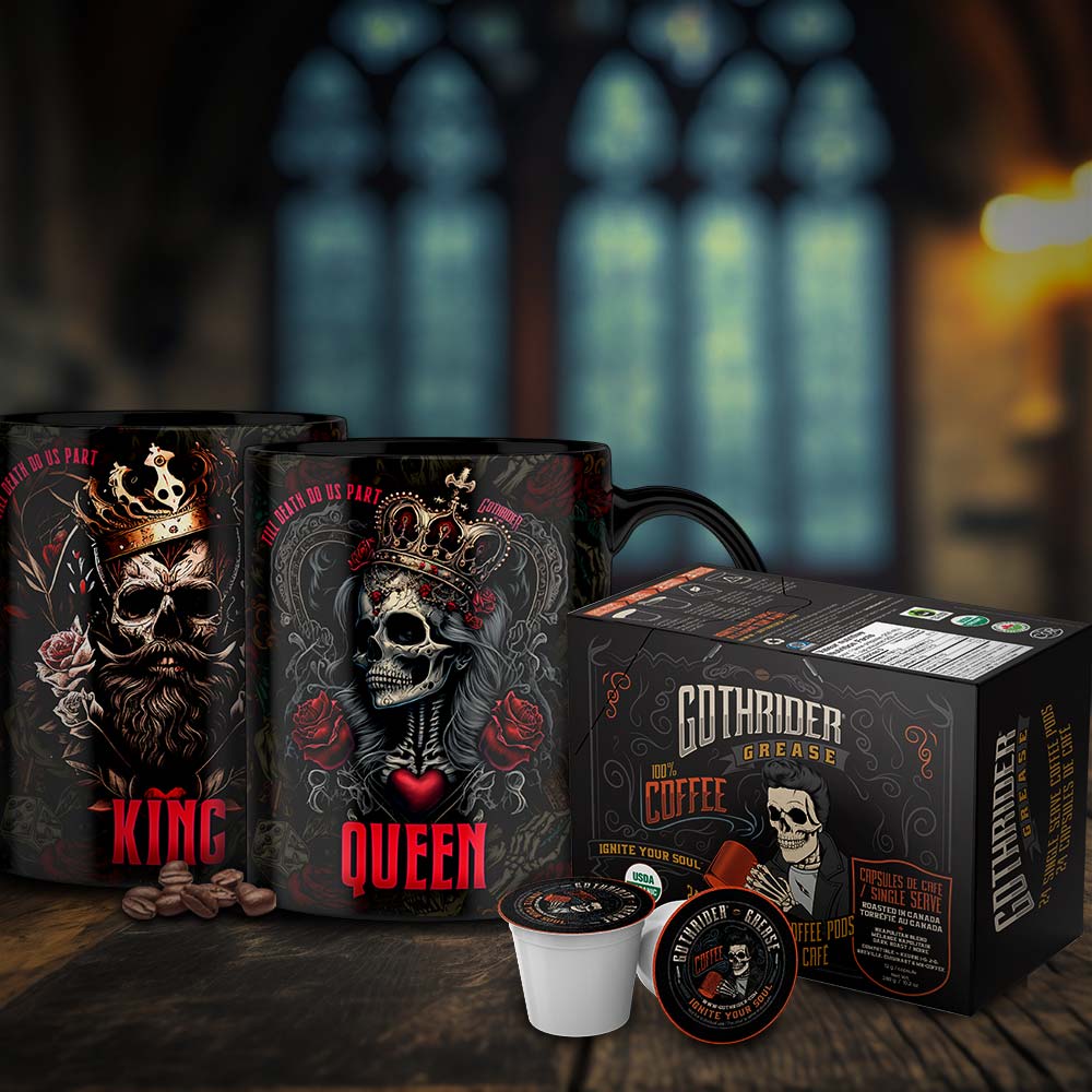 The Royal Love Coffee Cups Kit - GothRider Brand