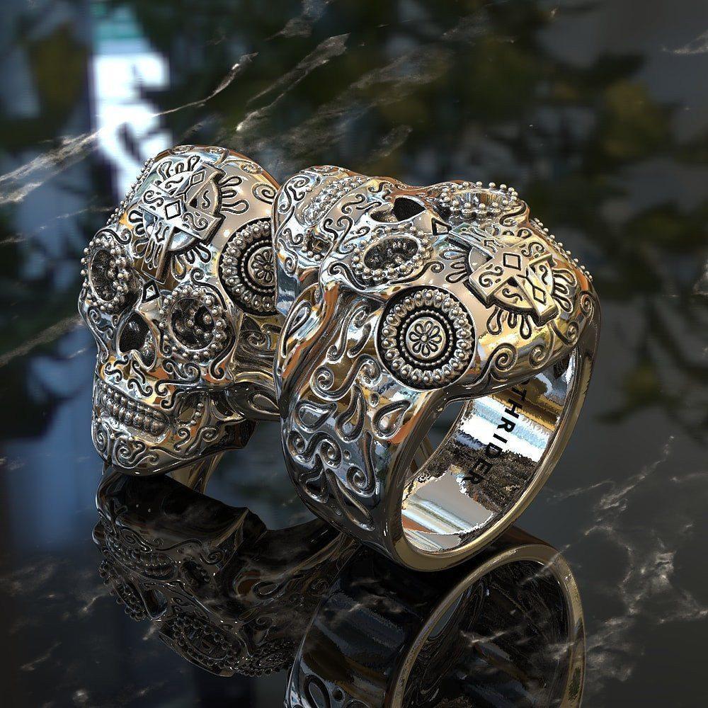 Sugar Skull Ring